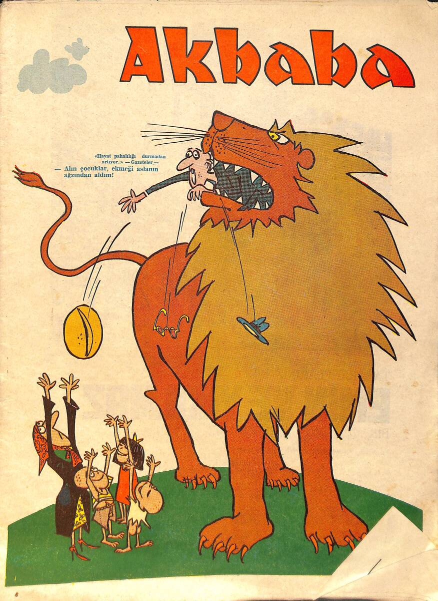 Akbaba Mizah Karikatür Dergisi 2 Şubat 1966 Sayı: 6 NDR93171 - 1