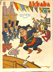 Akbaba Mizah Karikatür Dergisi 23 Ağustos 1967 Sayı: 35 NDR93187 - Gökçekoleksiyon