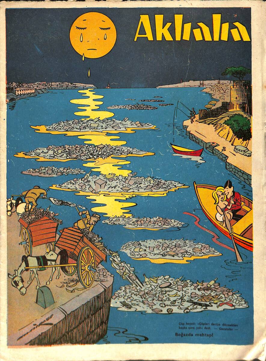Akbaba Mizah Karikatür Dergisi 24 Ağustos 1966 Sayı: 35 NDR93182 - 1