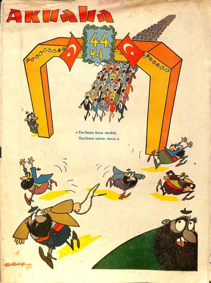 Akbaba Mizah Karikatür Dergisi 25 Ekim 1967 Sayı: 44 NDR93191 - 1