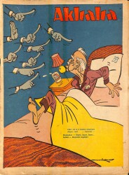 Akbaba Mizah Karikatür Dergisi 25 Ocak 1967 Yusuf Ziya Ortaç , Kapak İsmet İnönü NDR80265 - Gökçekoleksiyon