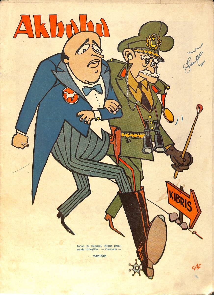 Akbaba Mizah Karikatür Dergisi 29 Kasım 1967 Sayı: 49 NDR93192 - 1
