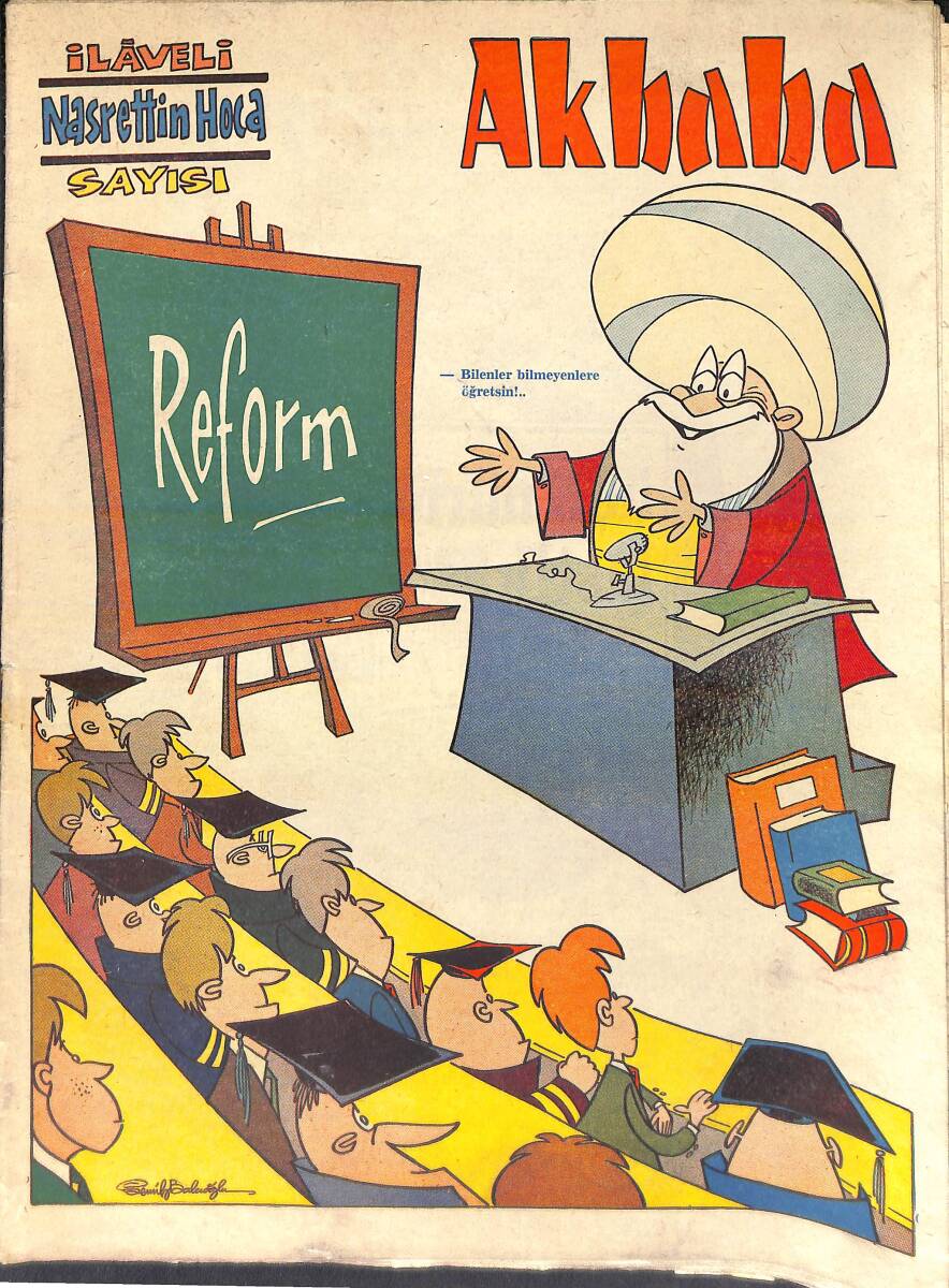 Akbaba Mizah Karikatür Dergisi 3 Temmuz 1968 Sayı: 28 NDR93166 - 1