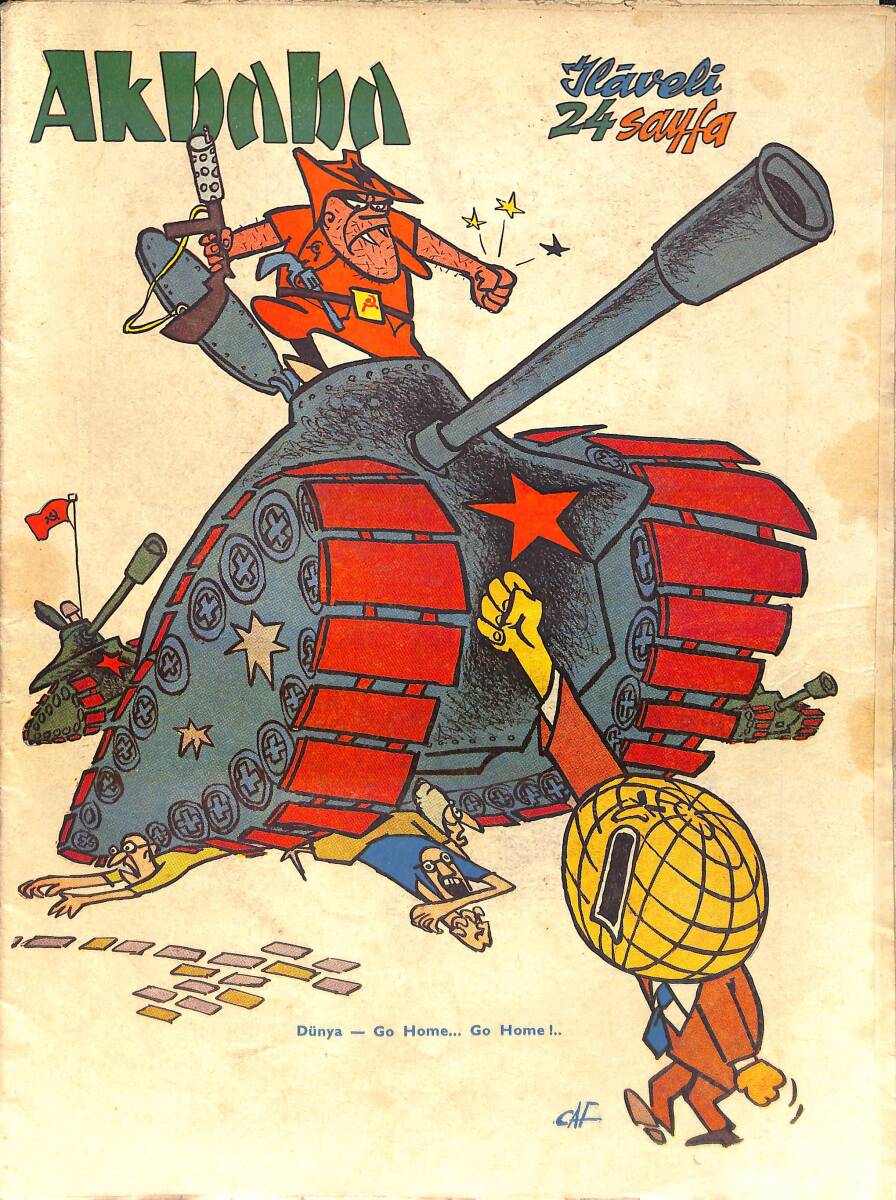 Akbaba Mizah Karikatür Dergisi 4 Eylül 1968 Sayı: 37 NDR93168 - 1