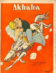 Akbaba Mizah Karikatür Dergisi 5 Ekim 1966 Sayı: 41 NDR93179 - Gökçekoleksiyon