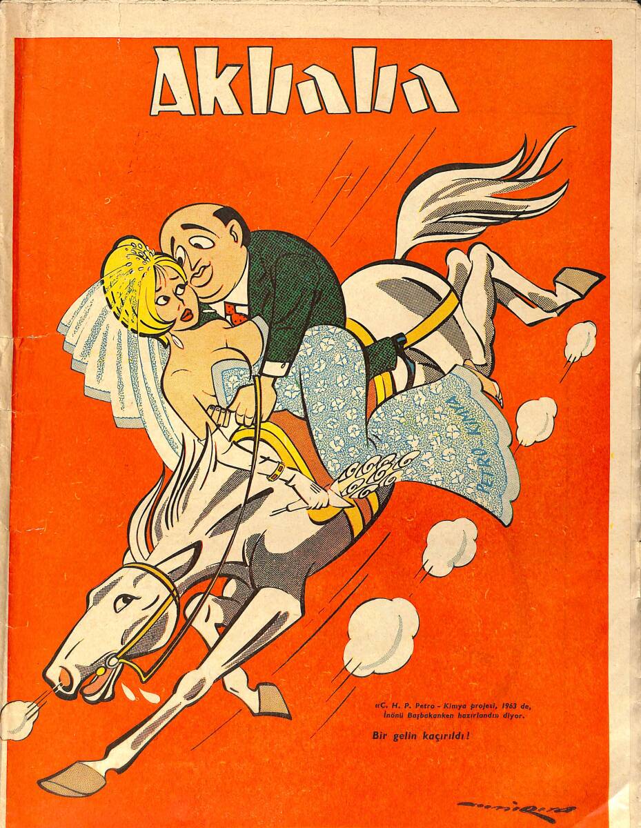 Akbaba Mizah Karikatür Dergisi 5 Ekim 1966 Sayı: 41 NDR93179 - 1