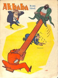 Akbaba Mizah Karikatür Dergisi 7 Ağustos 1968 Sayı: 33 - Refik Erduran - Adnan Veli - Vedat Saygel - Reşit Aşçıoğlu - Suavi Süalp - Erhan Tığlı NDR93144 - Gökçekoleksiyon