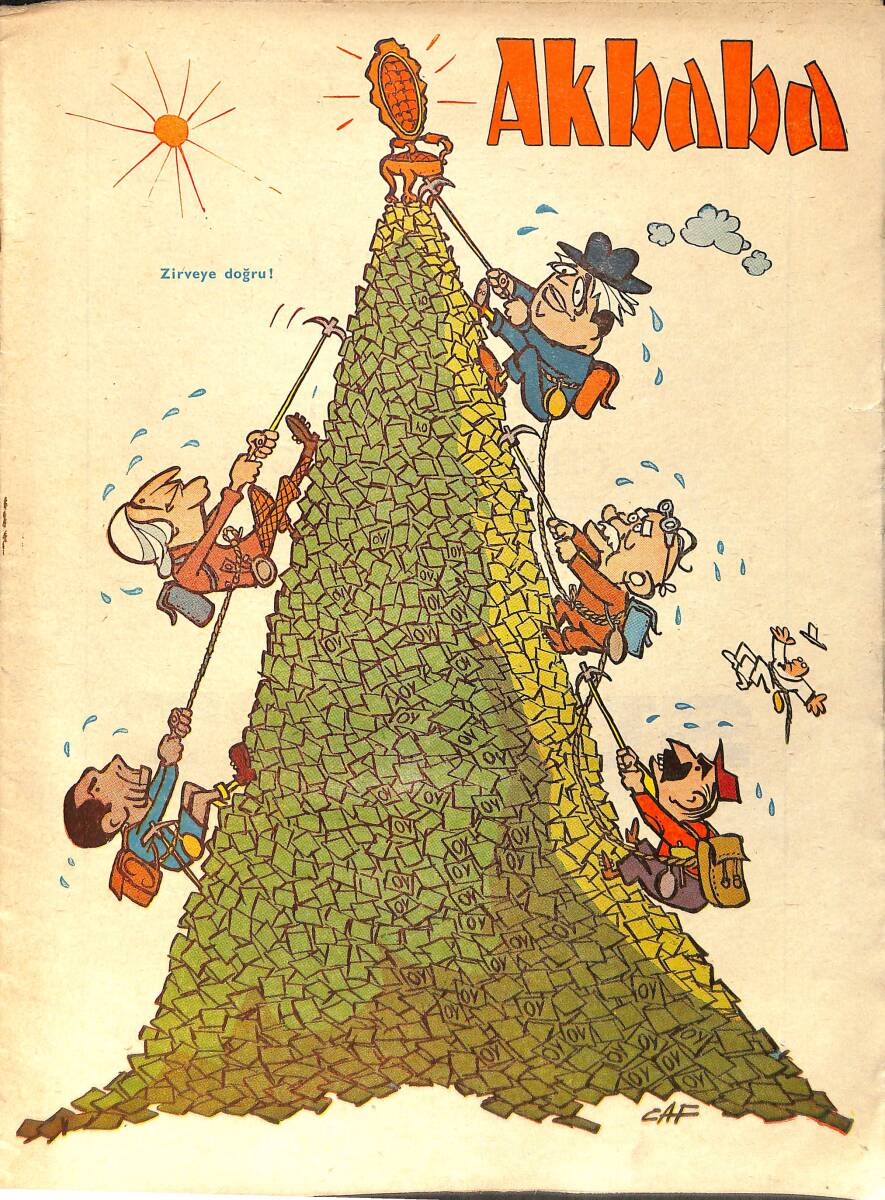 Akbaba Mizah Karikatür Dergisi 8 Mayıs 1968 Sayı: 20 NDR93178 - 1