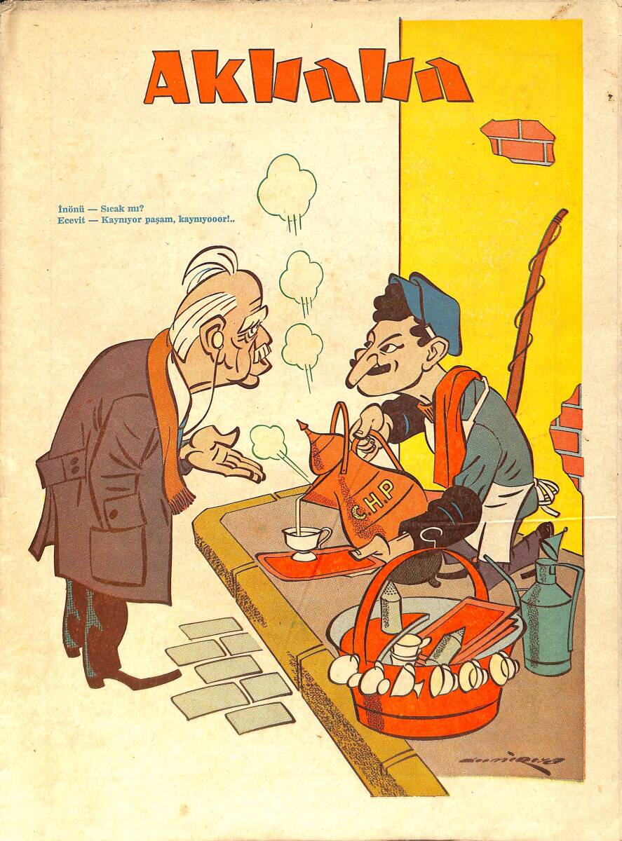 Akbaba Mizah Karikatür Dergisi 8 Şubat 1967 Sayı: 7 NDR93186 - 1