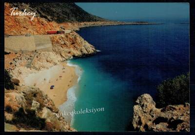 Akdeniz Sahil den Bir Kare Kartpostal KRT4133 - 1