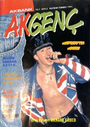 Akgenç Gençlik Dergisi Haziran-Temmuz 1991 Sayı 3 - En Zengini Janet, En Delisi Madonna - Richard Grieco Poster - Begüm Özbek NDR89945 - Gökçekoleksiyon