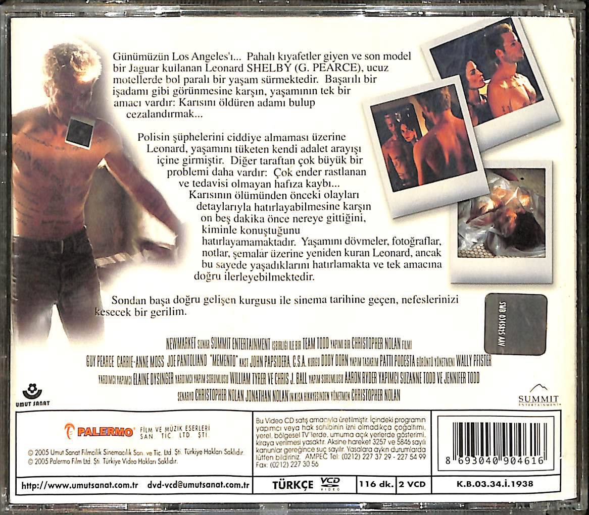 Akıl Defteri – Memento (2000) Orijinal VCD Film VCD28622 - 2