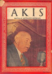 Akis Haftalık Aktüalite Dergisi 23 MART 1957 - İHSAN BAÇ, BAŞBAKAN ADNAN MENDERES PARK OTELDEKİ SON BASIN TOPLANTISINDA (FOTOLU) NDR81628 - Gökçekoleksiyon