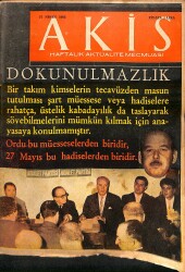 Akis Haftalık Aktüalite Dergisi 27 Nisan 1963 - Livingston Merchant Ve General Taylor NDR81617 - Gökçekoleksiyon