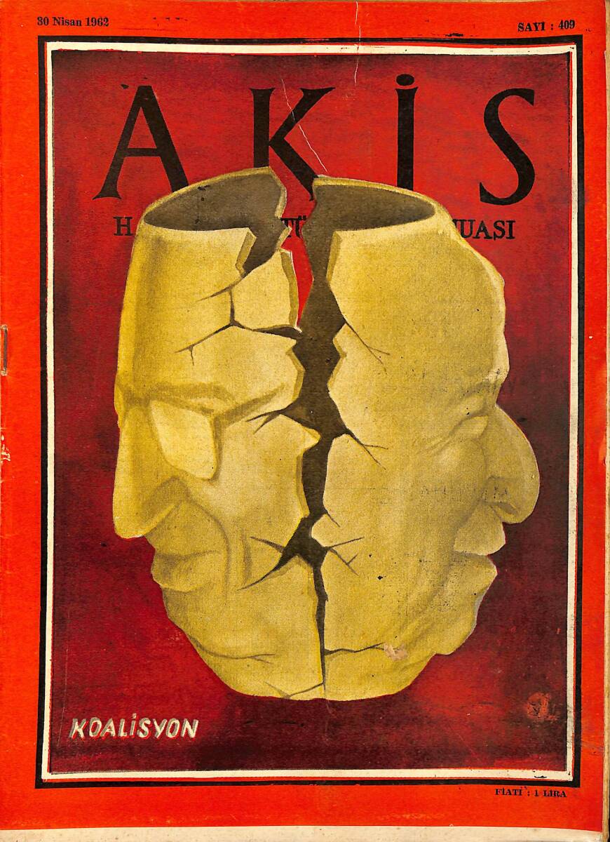 Akis Haftalık Aktüalite Dergisi 30 Nisan 1962 Sayı : 409 - İsmet İnönü Grup Toplantısına Geliyor NDR90717 - 1