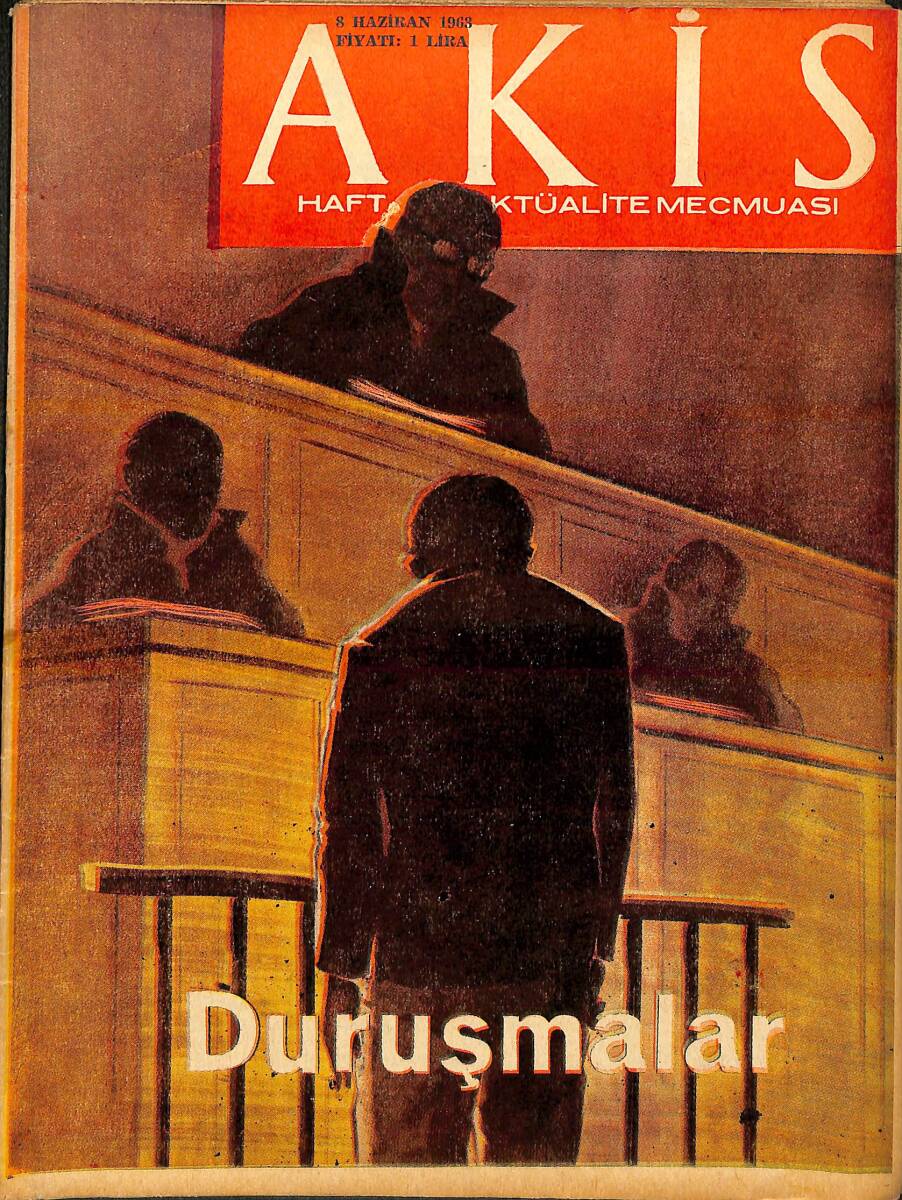 Akis Haftalık Aktüalite Dergisi 8 Haziran 1963 - Duruşmalar NDR94212 - 1