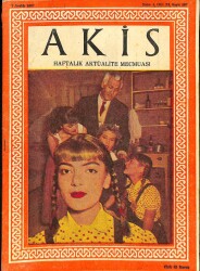 Akis Haftalık Aktüalite Dergisi Sayı 187 7 Aralık 1957 - Kapak Gülgun Kutlu - Cemil Sait Traş Oluyor NDR68975 - Gökçekoleksiyon