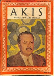 Akis Haftalık Aktüalite Dergisi Sayı 192 11 Ocak 1958 - Kapak Sıtkı Yırcalı - Garment Jungle`den Bir Sahne NDR68978 - Gökçekoleksiyon