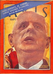 Akis Haftalık Aktüalite Dergisi Sayı 418 2 Temmuz 1962 - General De Gaulle Halk Arasında, John Kennedy NDR82214 - Gökçekoleksiyon