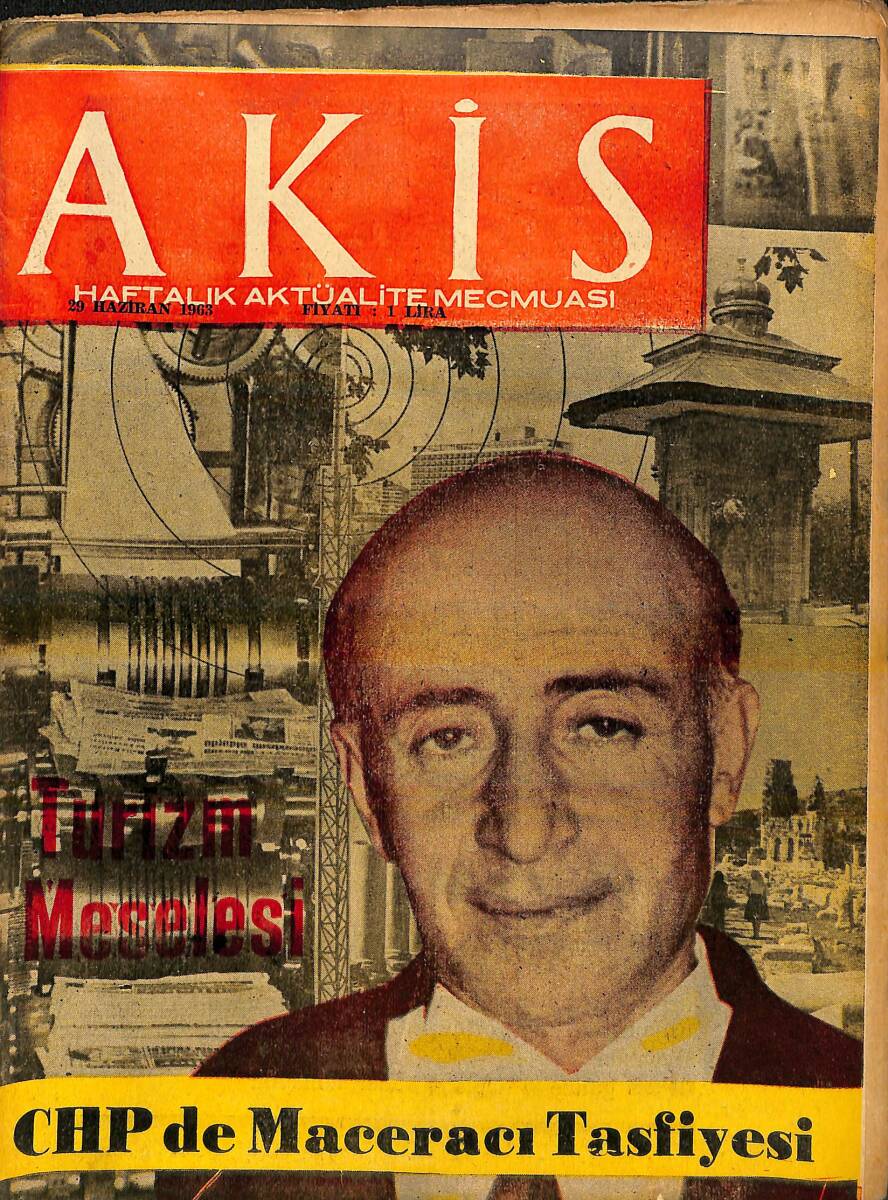 Akis Haftalık Aktüalite Dergisi Sayı 470 / 29 Haziran 1963 - Suna Kan Oslo' da Konserde, Hüseyin Saygun, Nureddin Ardıçoğlu Makamında NDR94217 - 1