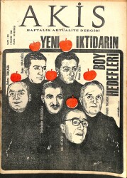Akis Haftalık Aktüalite Dergisi Sayı 594 6 Kasım 1965 - Petrol Ofis Genel Müdürü Onat, Yakup Kadri Karaosmanoğlu NDR82173 - Gökçekoleksiyon