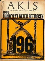 Akis Haftalık Aktüalite Dergisi Sayı 603 8 Ocak 1966 - Ayşe Saner İle Halil Fıratlı Nikah Töreninde - Gülbenkyan Anlatıyor Özden Toker Dinliyor NDR82154 - Gökçekoleksiyon