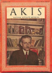 Akis Haftalık Aktüalite Dergisi Sayı 94 25 Şubat 1956 - Kapak Cahit Zamangil DRG60 - Gökçekoleksiyon