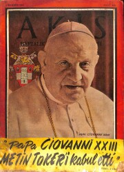 Akis Haftalık Aktüalite Dergisi Sayı419 9 Temmuz 1962 Papa Ciovanni XXIII Metin Tokeri Kabul Etti NDR38383 - Gökçekoleksiyon