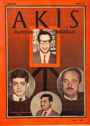 Akis Haftalık Aktüalite Mecmuası 1 Ekim 1962 Sayı 431 - Planlama Dairesinde Kriz NDR91945 - Gökçekoleksiyon