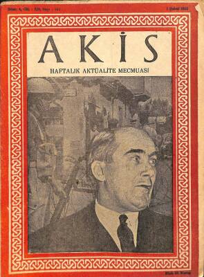 AKİS Haftalık Aktüalite Mecmuası 1 Şubat 1958 Sayı195 Sir Hugh Foot Faka Pastı! DRG39 - 1