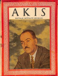 AKİS Haftalık Aktüalite Mecmuası 13 Ekim 1956 Sayı127- Ekrem Alican, Suphi Batur DRG29 - Gökçekoleksiyon