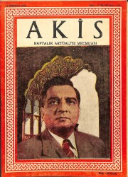 AKİS Haftalık Aktüalite Mecmuası 14 Temmuz 1956 - İsmet İnönü, Osman Bölükbaşı DRG33 - Gökçekoleksiyon