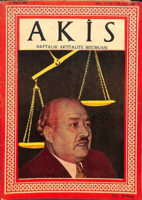 AKİS Haftalık Aktüalite Mecmuası 19 Mayıs 1956 Sayı106- O.Şevki Çiçekdağ DRG83 - 1