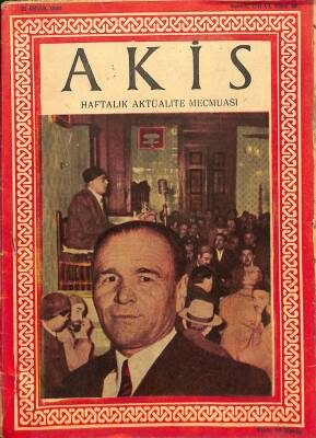 AKİS Haftalık Aktüalite Mecmuası 21 Ocak 1956-Sayı89-Kıbrısta barikatlar Ama gene insanlar ölüyor DRG62 - 1