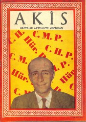 Akis Haftalık Aktüalite Mecmuası 24 Ağustos 1957 Sayı172 - Eisenhower, James Dean DRG355 - Gökçekoleksiyon