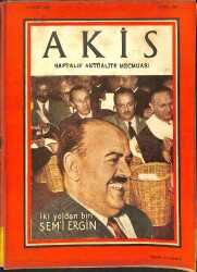 Akis Haftalık Aktüalite Mecmuası 24 Ocak 1959 Sayı 238 - İki Yoldan Biri Şem'i Ergin - CHP Meclisinde Gruplar NDR91983 - Gökçekoleksiyon
