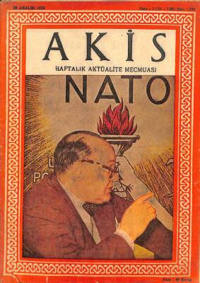 AKİS Haftalık Aktüalite Mecmuası - 29 ARALIK 1956 - SAYI 138 - KAPAK PAUL H. SPAAK DRG41 - 1