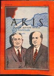 AKİS Haftalık Aktüalite Mecmuası 29 Eylül 1959 Sayı 270 - Omay - Yurdakul Anayasanın Gölgesinde NDR81613 - Gökçekoleksiyon