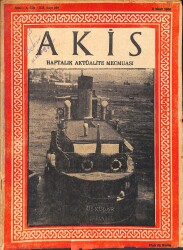 AKİS Haftalık Aktüalite Mecmuası 3 Mart 1958 - Kapak Üsküdar İstanbul, Atıf Benderlioğlu NDR81623 - Gökçekoleksiyon