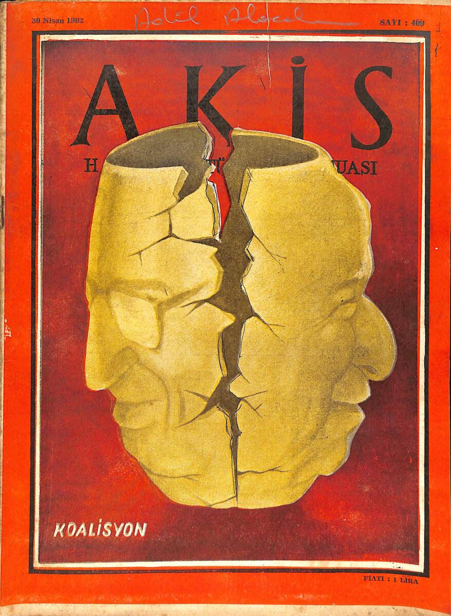 Akis Haftalık Aktüalite Mecmuası 30 Nisan 1962 Sayı 409 - Saraçhanebaşı'nda 28 Nisan Olaylarında Şehit Düşenler İçin Yapılan Tören NDR91986 - 1