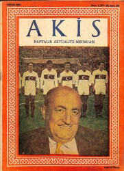AKİS Haftalık Aktüalite Mecmuası 4 Ocak 1958 Sayı191 - Orhan Şeref Apak Futbolun Beklediği Otorite DRG40 - Gökçekoleksiyon