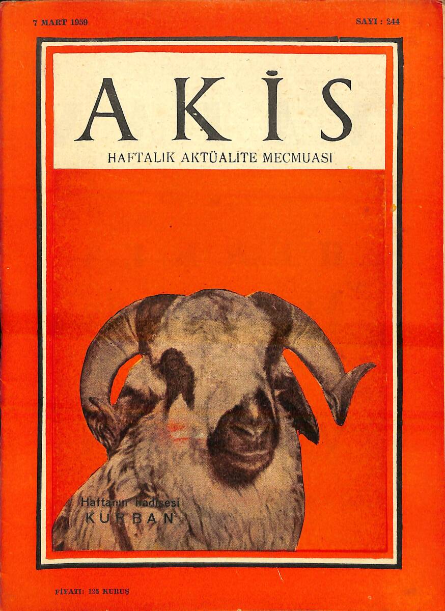 Akis Haftalık Aktüalite Mecmuası 7 Mart 1959 Sayı 244 - İstanbul'daki İrtica Vakası NDR94226 - 1