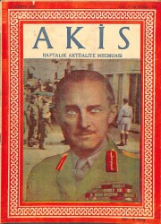 AKİS Haftalık Aktüalite Mecmuası 7 Temmuz 1956 Sayı113-Kral Suud ve Nasır bir Mısır birliğini teftiş ediyorlar DRG32 - Gökçekoleksiyon