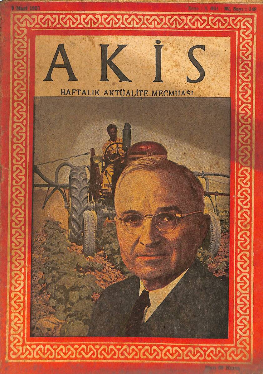 Akis Haftalık Aktüalite Mecmuası 9 Mart 1957 - Metin Toker Akis Hakkındaki Fikirlerini Anlatıyor NDR91933 - 1