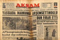 Akşam Gazetesi 1 Ekim 1962 - Kıbrısta Bir Türk Mahallesi Yandı GZ60549 - 1
