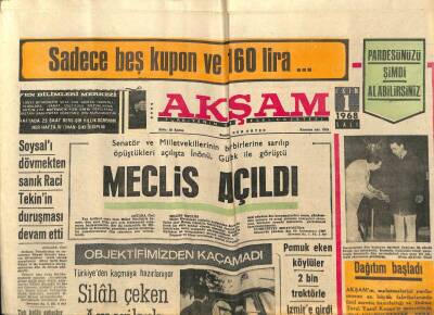 Akşam Gazetesi 1 Ekim 1968 - Bülent EcevitDin Politikaya Alet Edilmemeli GZ97691 - 1
