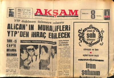 Akşam Gazetesi 1 Eylül 1962 - Film İçin Tertiplenen Güreşte Kavga Çıktı GZ87855 - 1