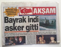 Akşam Gazetesi 1 Şubat 1996 -Üniversitede Hak Kavgası GZ6509 - 1