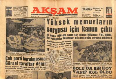 Akşam Gazetesi 10 Ağustos 1960 - Laosta Hükümet Darbesi Yapıldı GZ82427 - 1