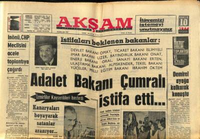 Akşam Gazetesi 10 Aralık 1964 - Dünyanın En Yüksek Kulesi Eyfel 75 Yaşında GZ82334 - 1